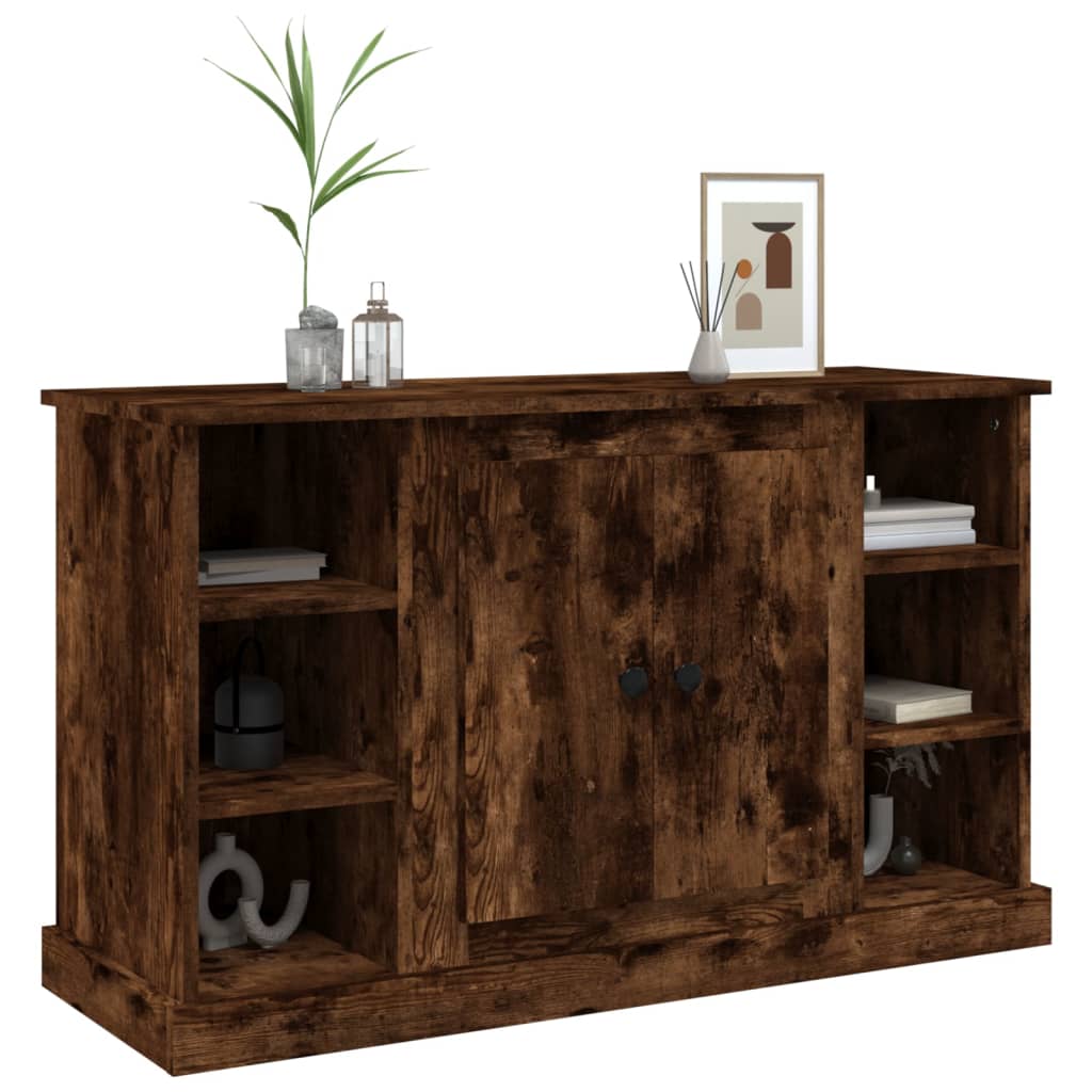 Skjenk røkt eik 100x35,5x60 cm konstruert tre