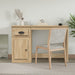 Skrivebord med skuff sonoma eik 115x50x75 cm konstruert tre