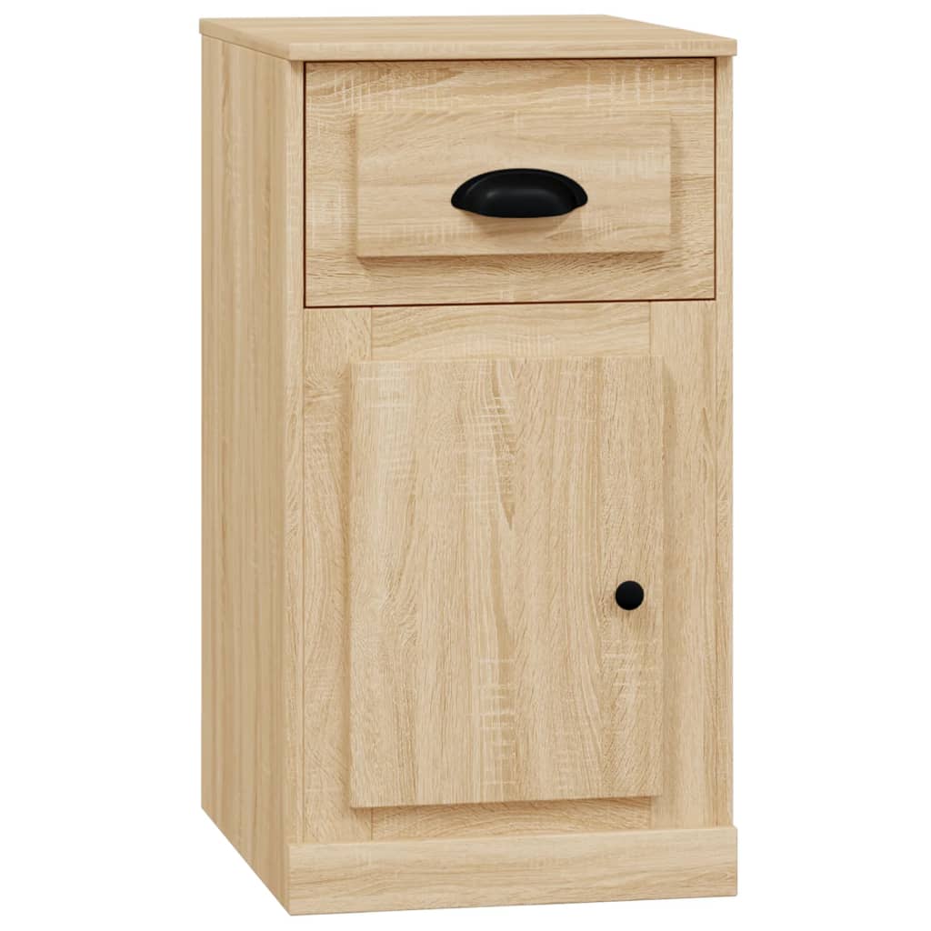 Sideskap med skuff sonoma eik 40x50x75 cm konstruert tre