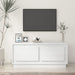 Salongbord høyglans hvit 102x50x44 cm konstruert tre