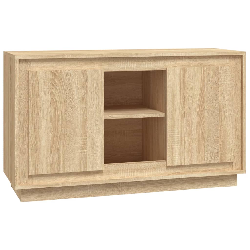 Skjenk sonoma eik 102x35x60 cm konstruert tre vidaXL