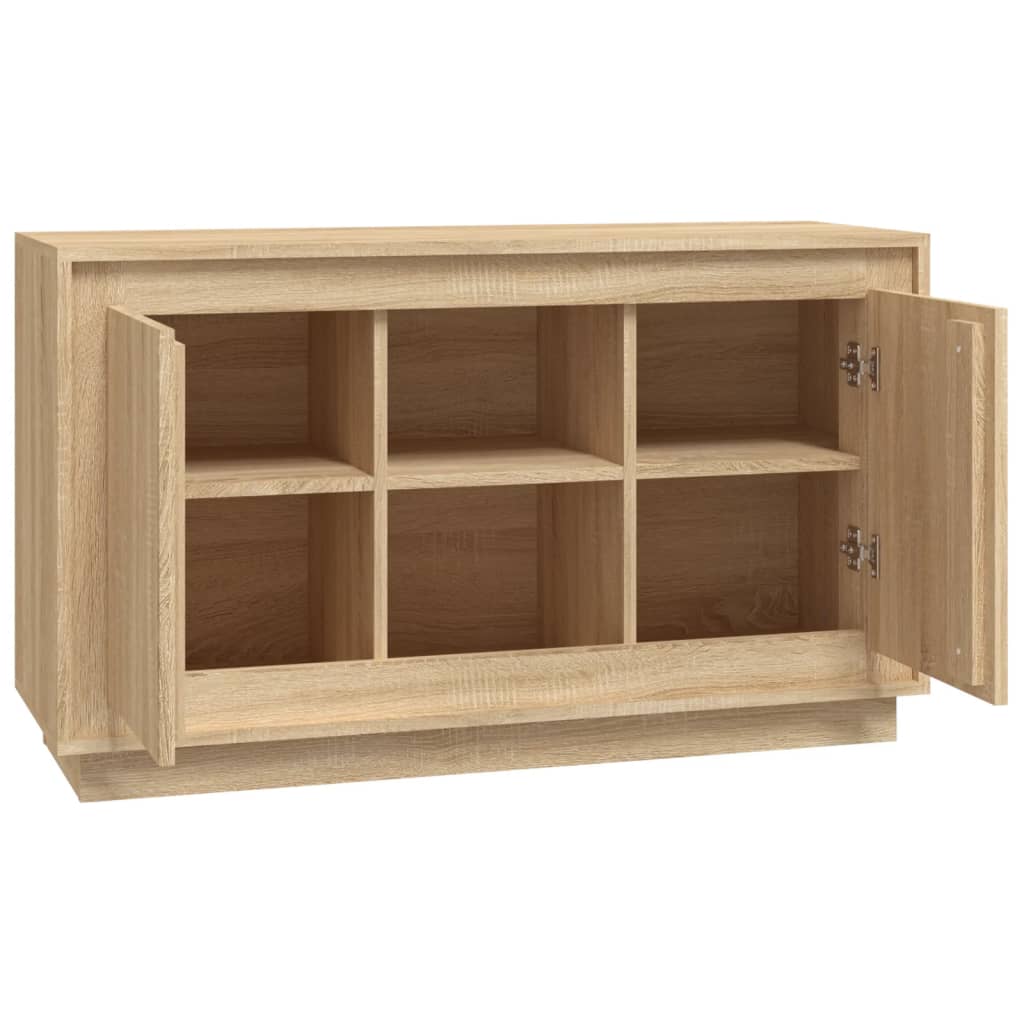 Skjenk sonoma eik 102x35x60 cm konstruert tre vidaXL