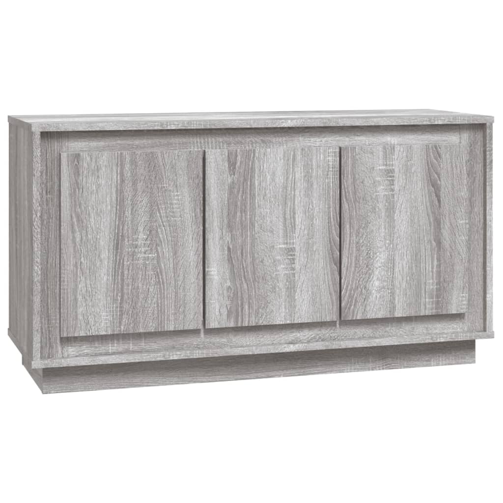 Skjenk grå sonoma 102x35x55 cm konstruert tre