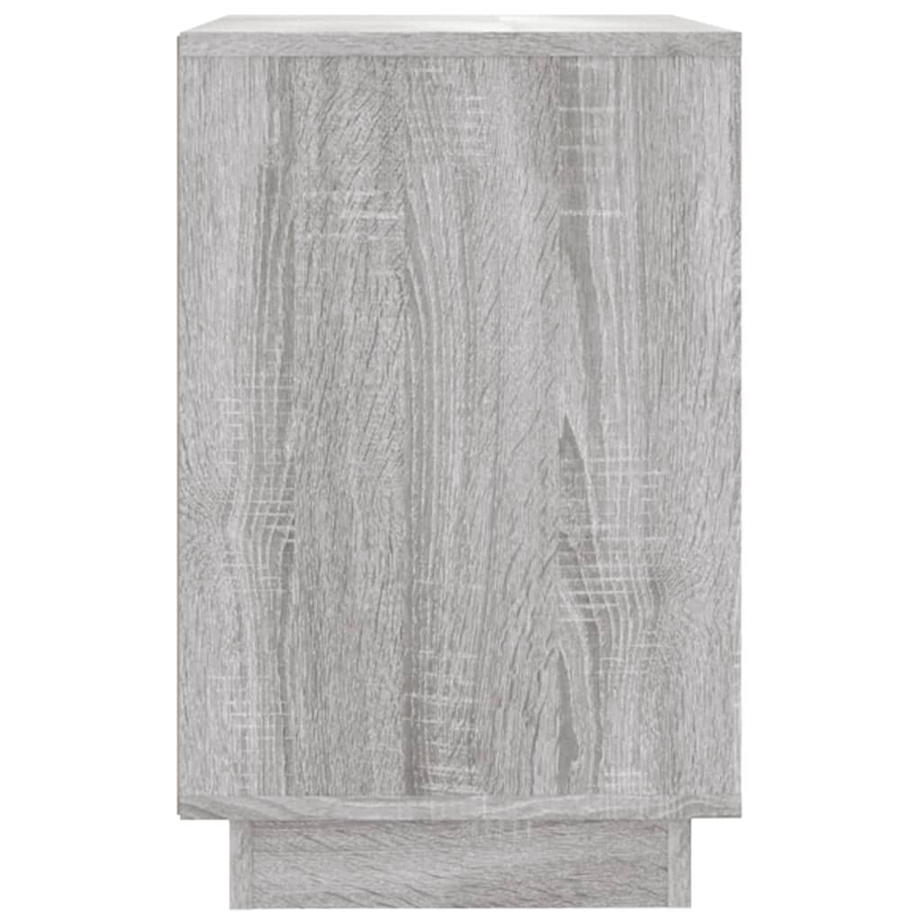 Skjenk grå sonoma 102x35x55 cm konstruert tre