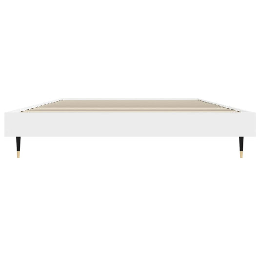 Sengeramme hvit 90x200 cm konstruert tre