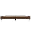 Sengeramme brun eik 135x190 cm konstruert tre