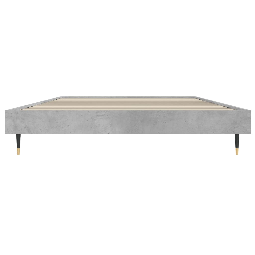 Sengeramme betonggrå 90x190 cm konstruert tre