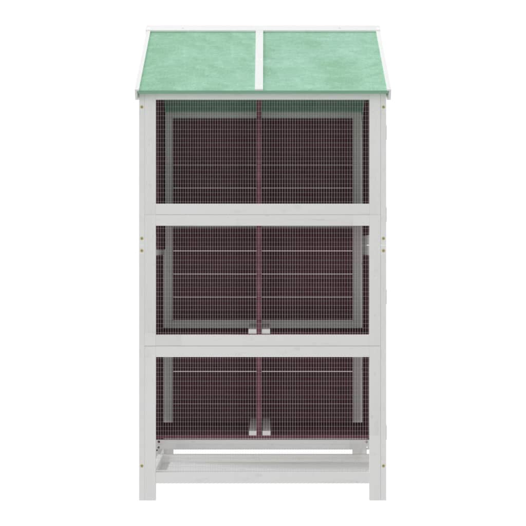 Fuglehus mocca 97x81x152 cm heltre furu