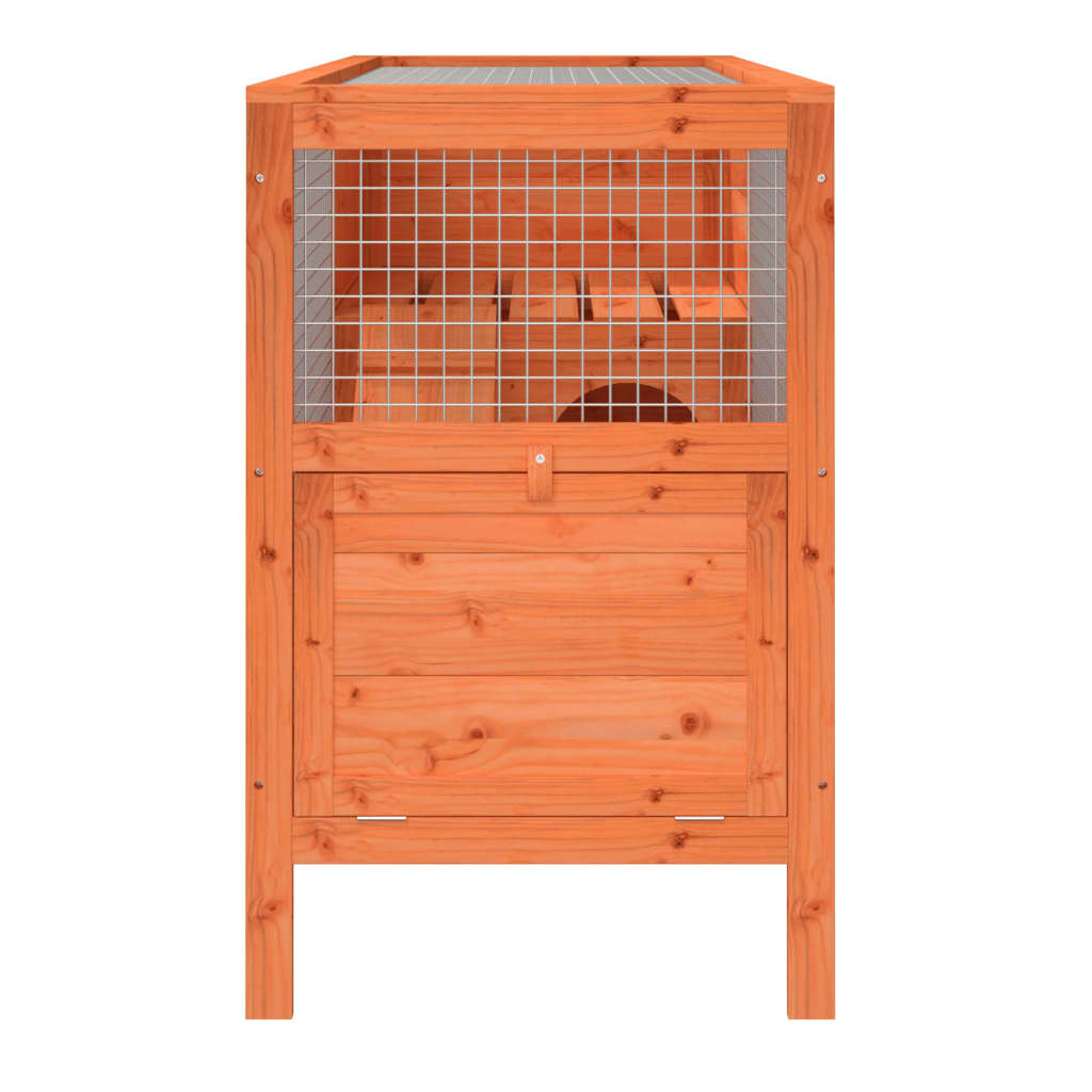 Kaninbur brun 103x44x69,5 cm heltre furu