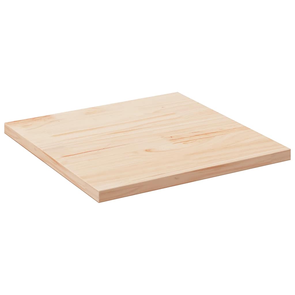 Bordplate 80x80x2,5 cm heltre furu firkantet