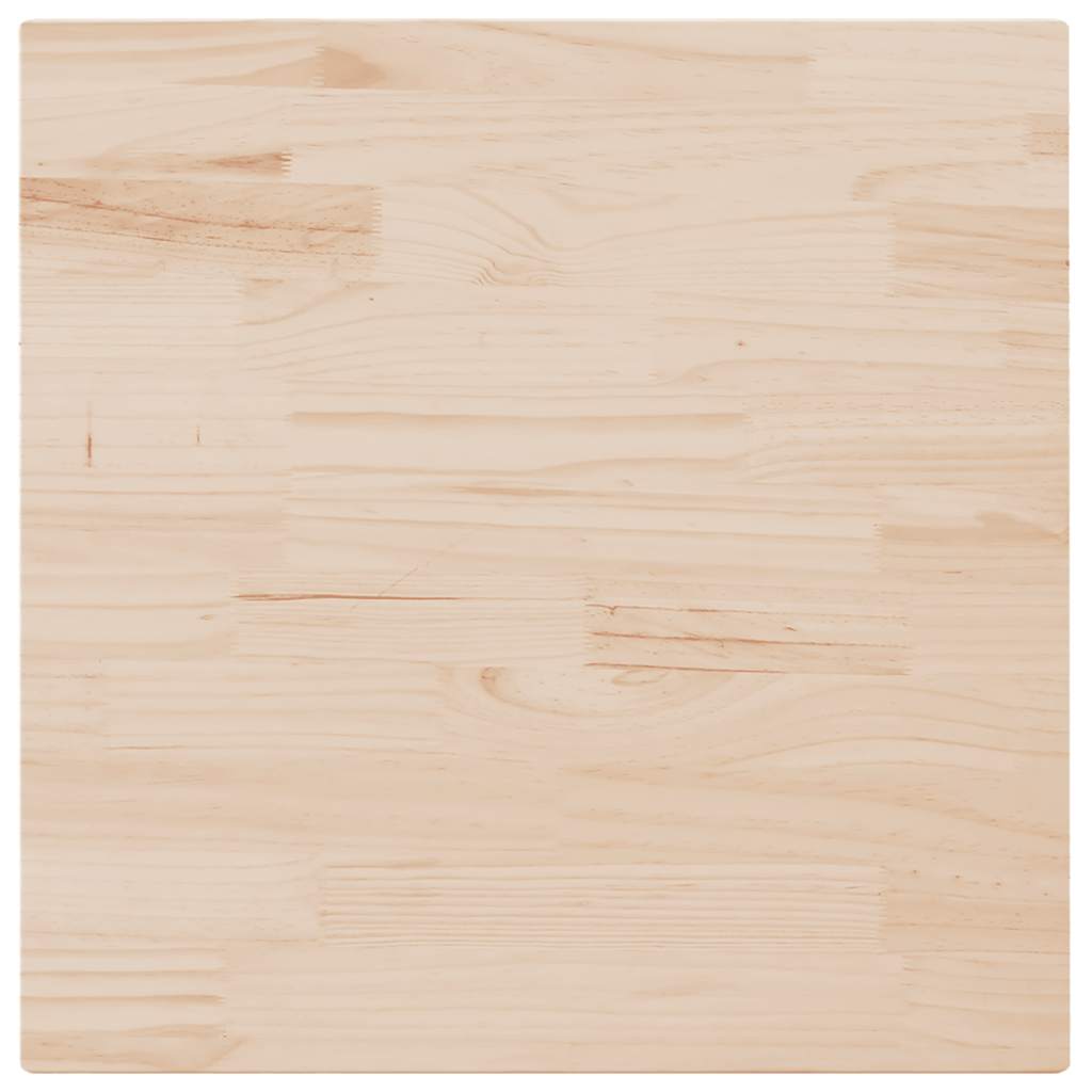 Bordplate 90x90x2,5 cm heltre furu rektangulær