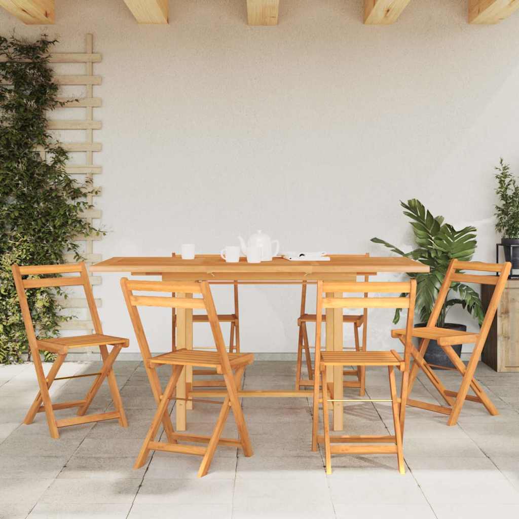 Uttrekkbart hagebord 110-160x80x75 cm heltre teak