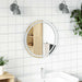 LED-baderomsspeil 60 cm rundt