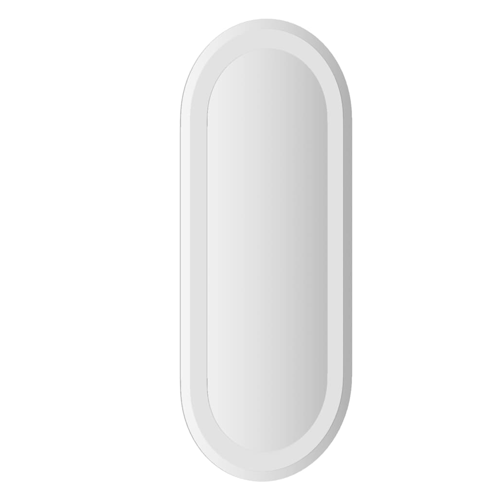 LED-baderomsspeil 60x25 cm oval