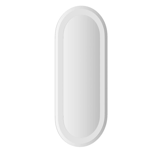 LED-baderomsspeil 60x25 cm oval