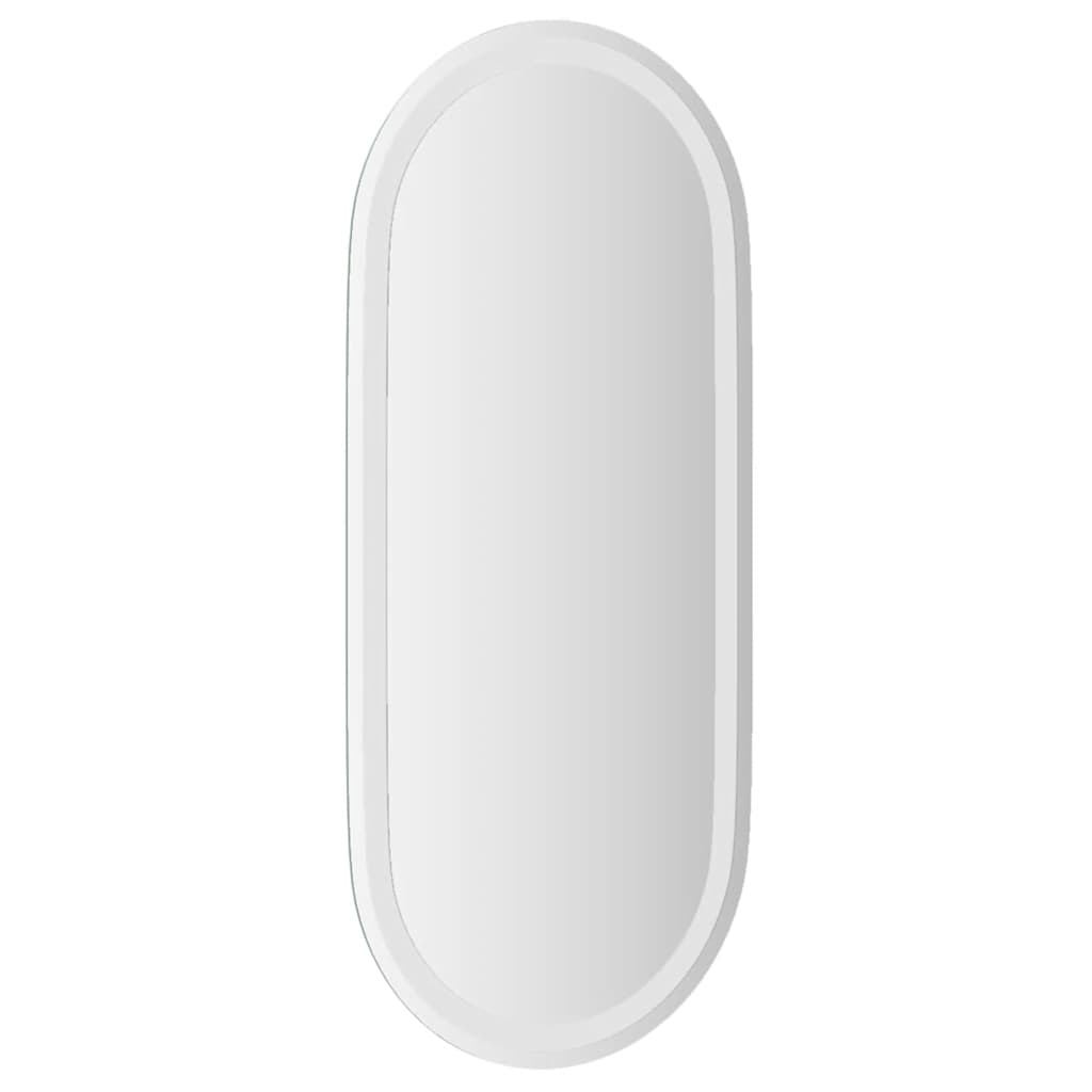 LED-baderomsspeil 80x35 cm oval