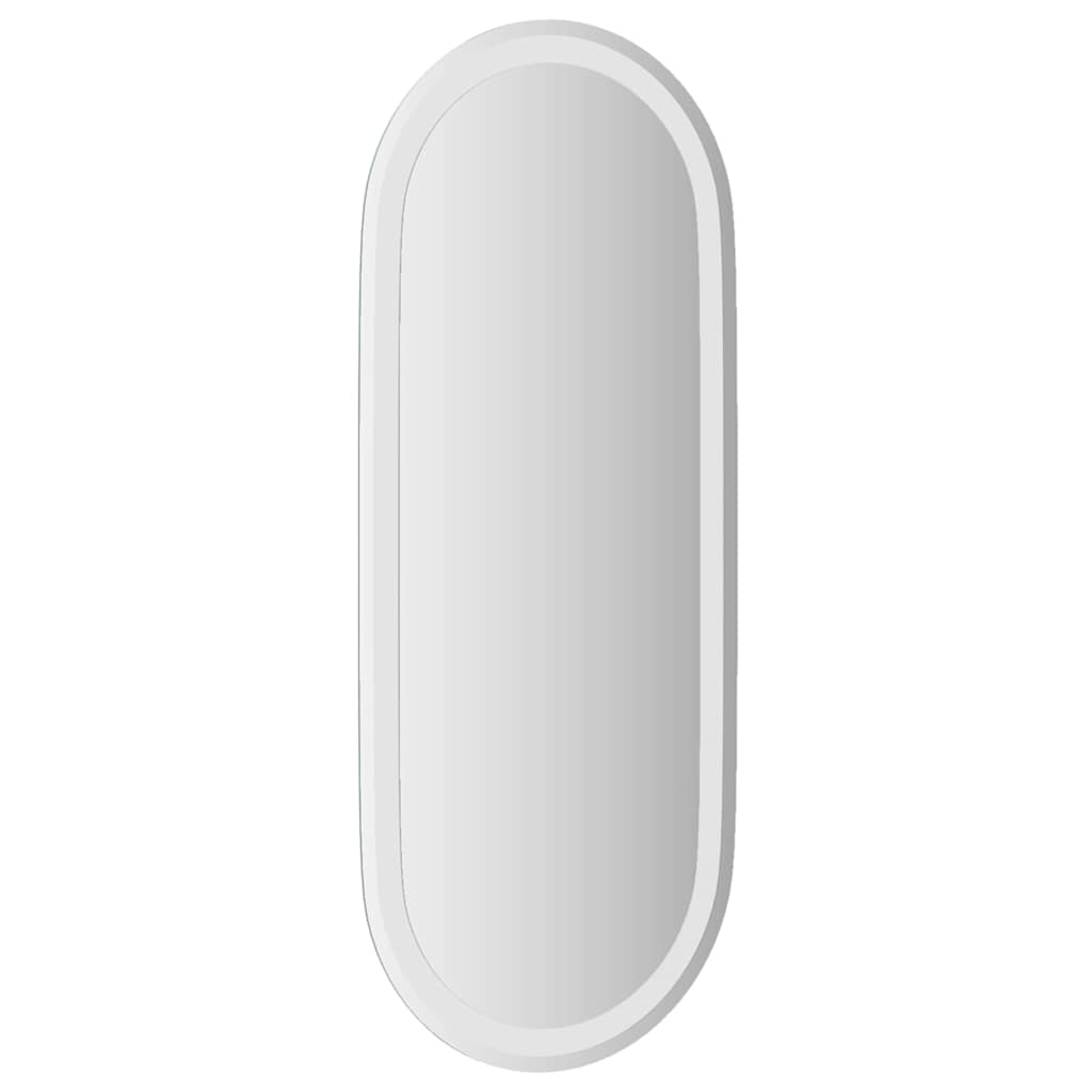 LED-baderomsspeil 90x40 cm oval