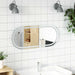 LED-baderomsspeil 90x40 cm oval