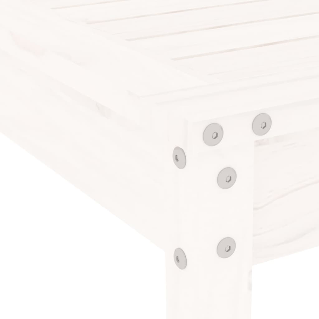 Hagespisestue 5 deler hvit heltre furu