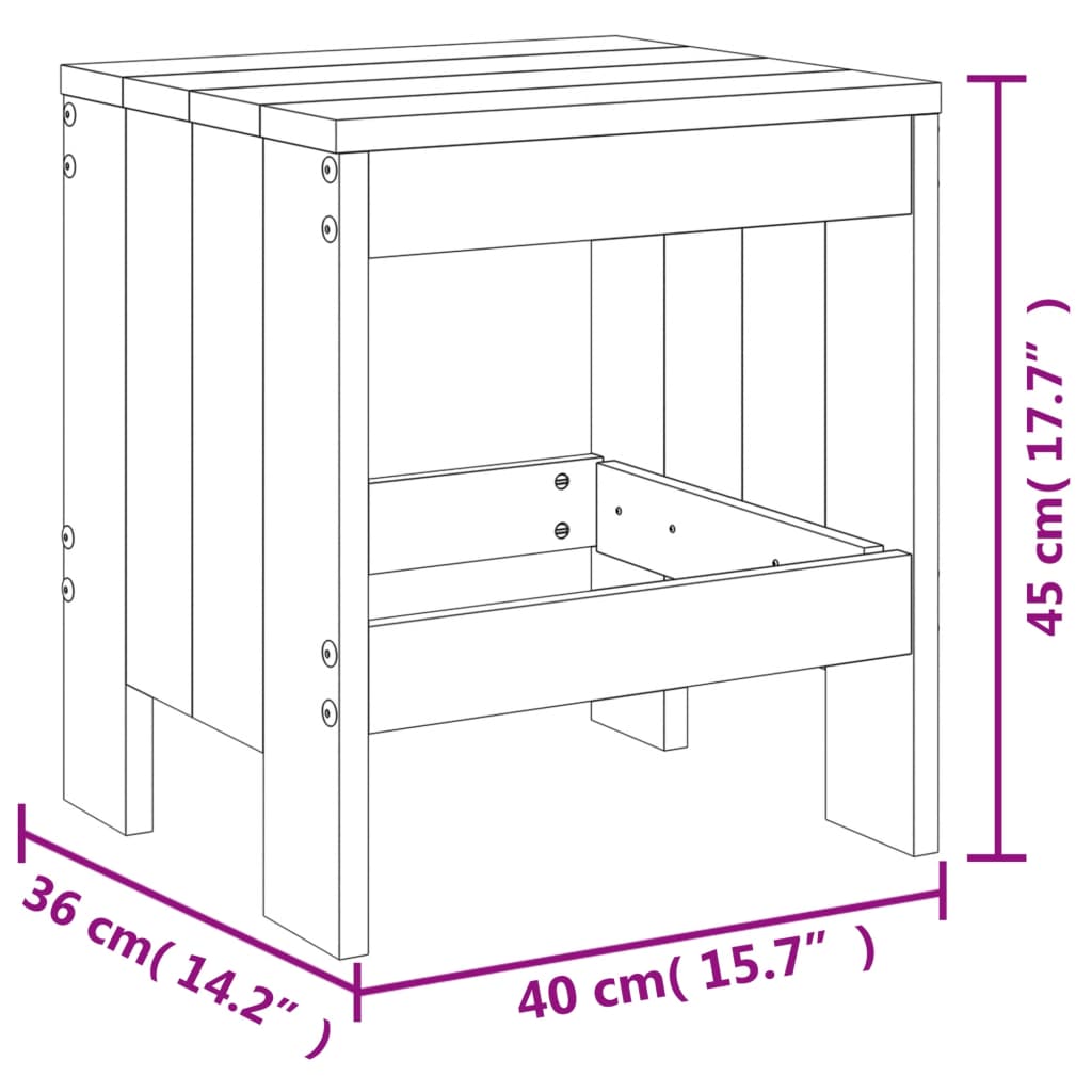 Hagespisestue 5 deler hvit heltre furu