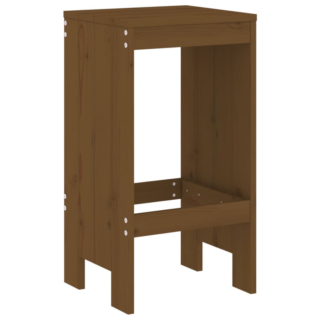 Hagebarsett 7 deler honningbrun heltre furu