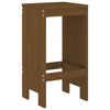 Hagebarsett 7 deler honningbrun heltre furu