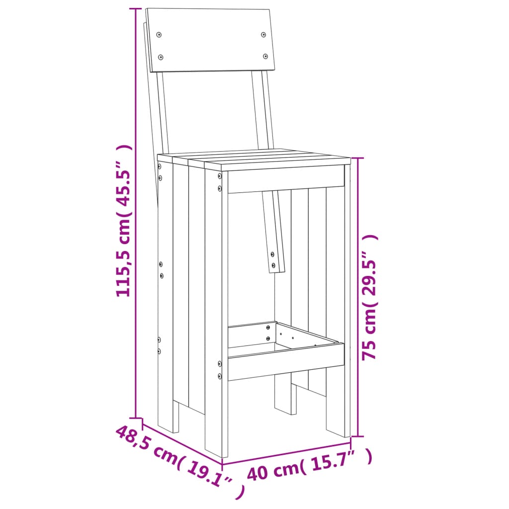 Hagebarsett 5 deler honningbrun heltre furu