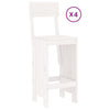 Hagebarsett 5 deler hvit heltre furu