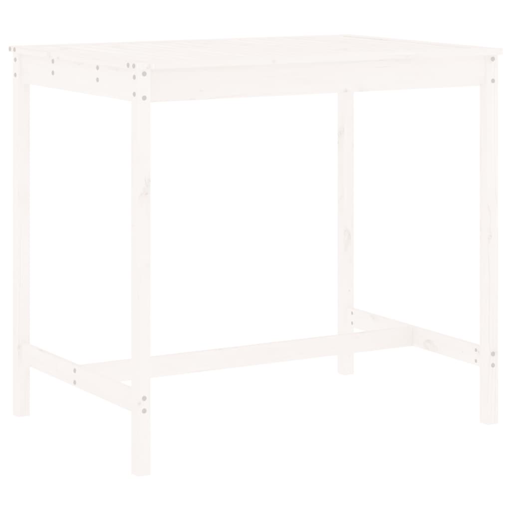 Hagebarsett 5 deler hvit heltre furu