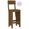 Hagebarsett 5 deler honningbrun heltre furu