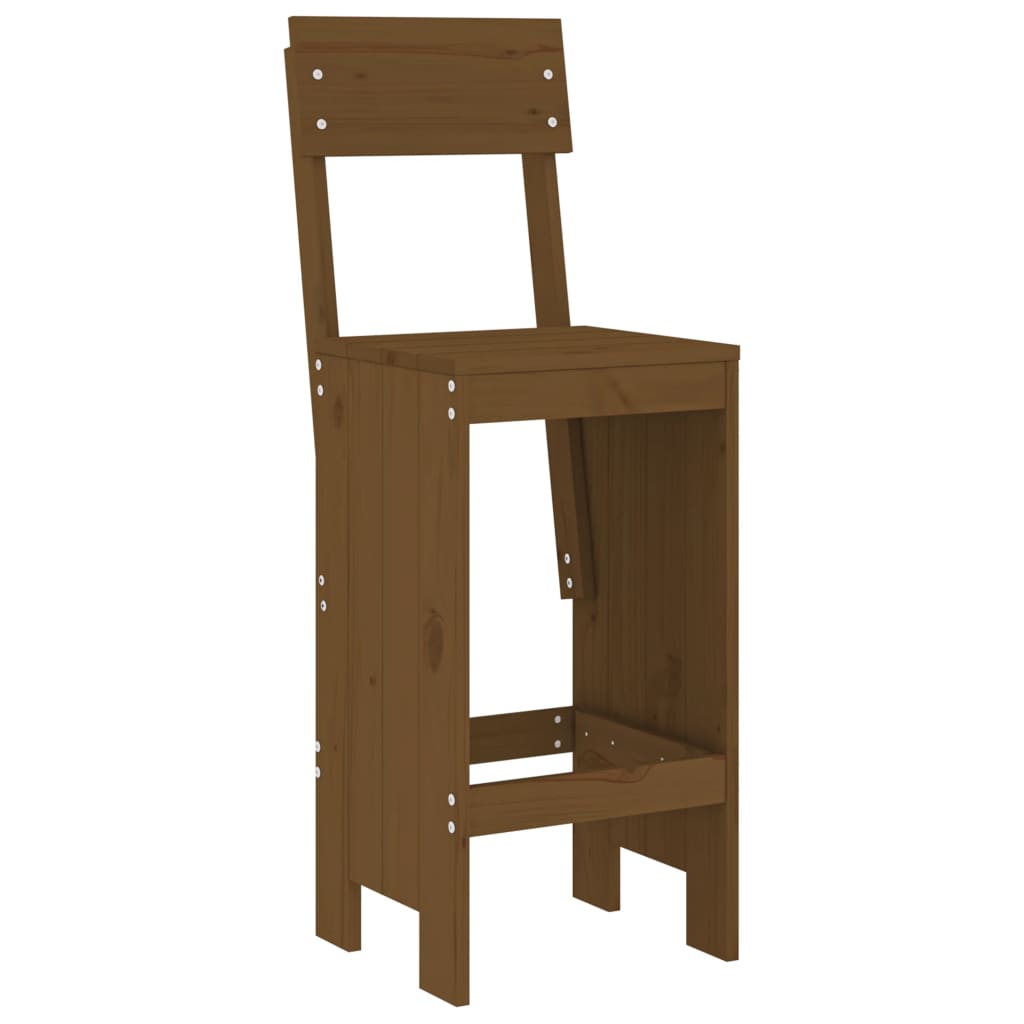 Hagebarsett 5 deler honningbrun heltre furu