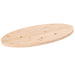 Bordplate 70x35x2,5 cm heltre furu oval