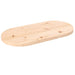 Bordplate 80x40x2,5 cm heltre furu oval
