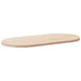 Bordplate 110x55x2,5 cm heltre furu oval