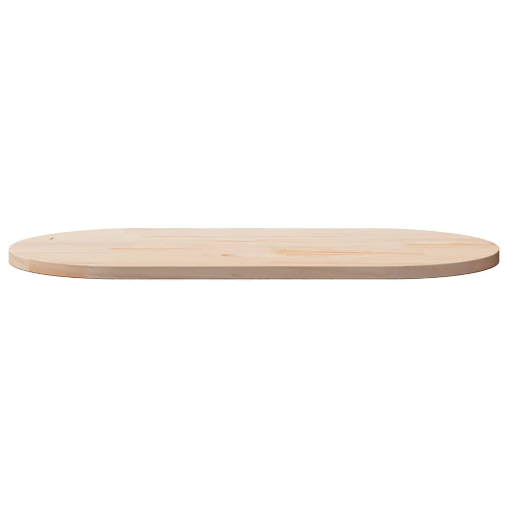 Bordplate 110x55x2,5 cm heltre furu oval