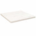 Bordplate hvit 40x40x2,5 cm heltre furu rektangulær