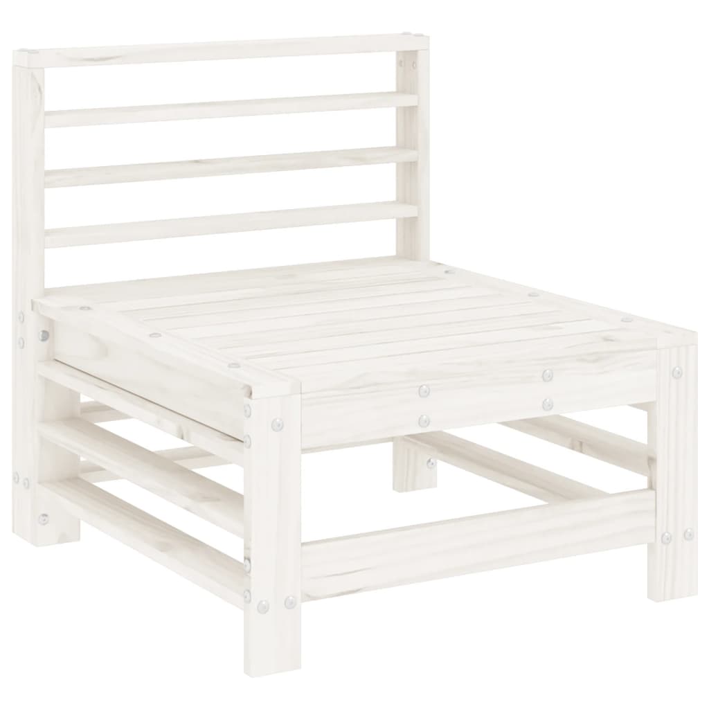 Hagemidtsofa hvit heltre furu