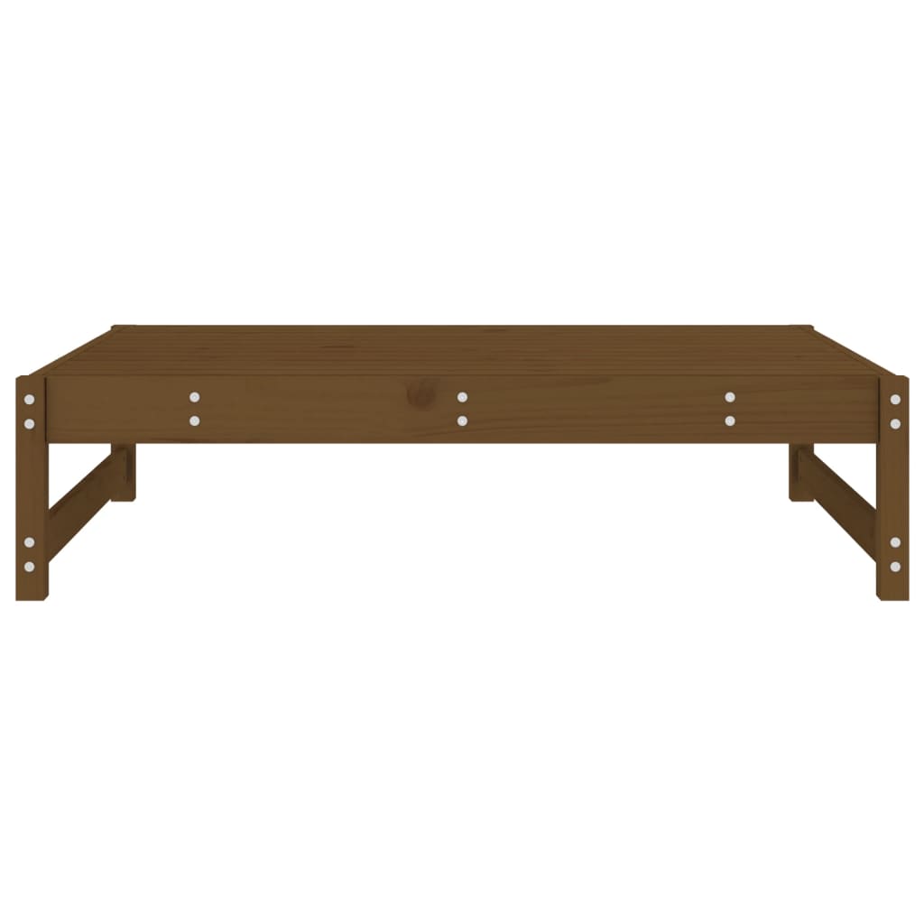 Hagefotskammel honningbrun 120x80 cm heltre furu
