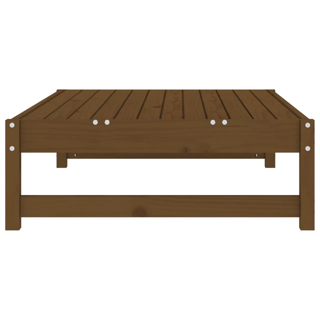 Hagefotskammel honningbrun 120x80 cm heltre furu