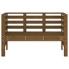 Hagebenk honningbrun 111,5x53x71 cm heltre furu