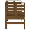 Hagebenk honningbrun 111,5x53x71 cm heltre furu