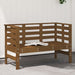 Hagebenk honningbrun 111,5x53x71 cm heltre furu