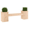 Plantebenk 184,5x39,5x56,5 cm heltre furu