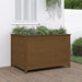 Høybed for hage honningbrun 119,5x82,5x78 cm heltre furu