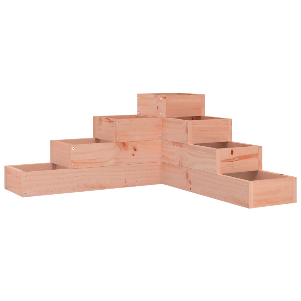 Hageplantekasse 4 etasjer 80,5x79x36 cm heltre douglasgran