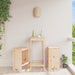 Barkrakker 2 stk 40x36x75 cm heltre furu vidaXL