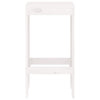 Barkrakker 2 stk hvit 40x36x75 cm heltre furu