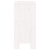 Barkrakker 2 stk hvit 40x36x75 cm heltre furu