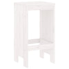 Barkrakker 2 stk hvit 40x36x75 cm heltre furu