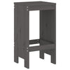 Barkrakker 2 stk grå 40x36x75 cm heltre furu